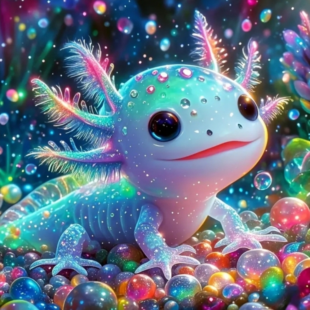 Axolotl DIY 5D Full Round Drill Diamond Painting